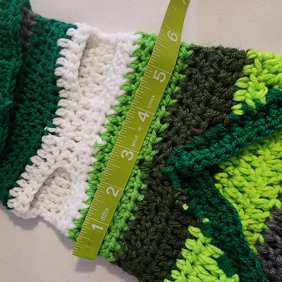 Green Striped Dog Sweater - Picture 7 of 8